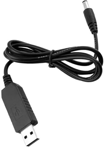 Adaptateur USB DC - 5V À 9V / 12V Câble De Pas, Convertisseur De Tension Portable | Cordon D'alimentation USB Compact DC Pour Lampe, Périphérique Audio, Clavier, Routeur Sans Fil, Accessoire