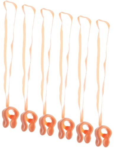 SOPOTUTU 6 Clip Naso in Silicone con Cinturino Confortevoli e Resistenti per Adulti e Protezione Nasale Lavabile per Piscina e Sport Acquatici