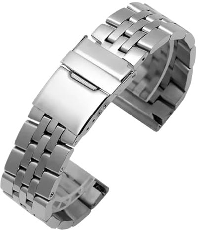 VFEBTSD 904L Massives Edelstahlarmband 20 mm 22 24 Armband Kompatibel mit Breitling Uhrenarmband AVENGER NAVITIMER SUPEROCEAN Gürtel