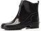 Ladeheid Stivaletti Donna in Gomma PVC Stivaletti Impermeabili da Donna Stivali Corti Eleganti in Gomma per la Pioggia per la Primavera e l'Autunno LA-930 (Nero 36 EU)