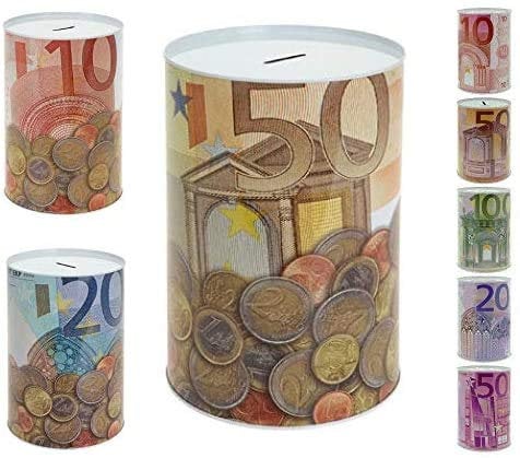 VANI Spardose Metallspardose Metall Eurospardose Euro Geldspardose Sparschwein Jumbo (1x)