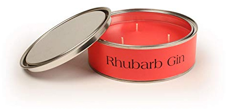 Pintail Candles Large 3 Wick Scented Candle Tin - Rhubarb Gin
