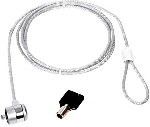 ONOGAL Cable Kensington de Seguridad para PC Portatil Monitor y Bicicleta Fabricado en Acero de Alta Resistencia 2045