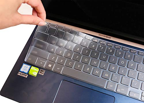Clear Keyboard Cover for 14 ZenBook UX433FA UX433FN Laptop Keyboard Cover TPU Protective Skin Soft Ultra Thin Keyboard Protector