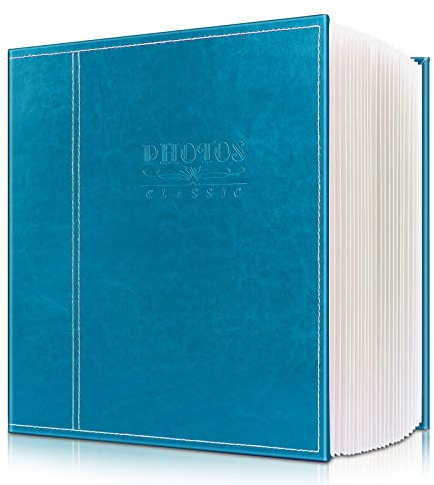 Safedealshop Magnetic Self-Stick Page Photo Album,Leather Cover,Holds 4X6,5X7,6X8,8X10,10X12 of Photos,Suitable for Anniversary Albums,Wedding Photo Album,Baby Growth,Family Album