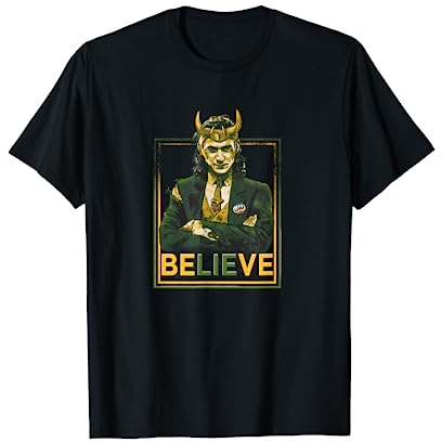 Marvel Loki BeLIEve Portrait T-Shirt