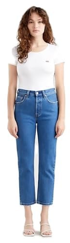 Levi's 501 Crop Jeans Femme, Jazz Pop, 25W / 28L