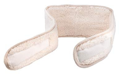 Moro-Design Lammwolle Nierengurt Nierenschutz Nierenwärmer Lammfell Beige Creme Gr. M bis XL (XL)