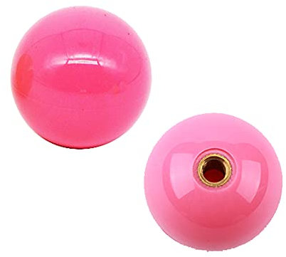 Lasenersm 2-Piece 35mm Arcade-Game Round Joystick Head, Pink