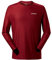 Berghaus Men's 24/7 Long Sleeve Crew Tech Baselayer T-Shirt, Dark Red, L