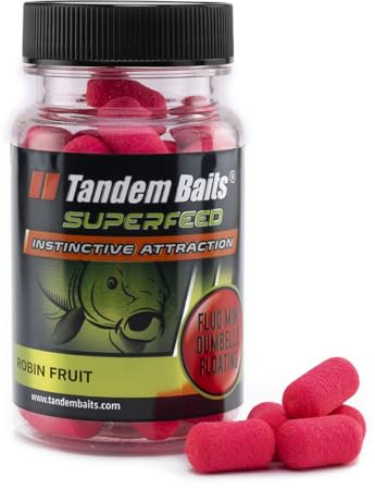 Tandem Baits Karpfen Futter Angelfutter Pop Ups Fluo Mini Dumbells Floating Robin Fruit
