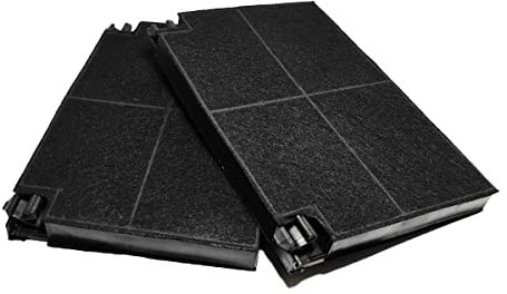 EVAYP / 2x Aktivkohlefilter/Passend für AEG - Zanussi - Elecktrolux- Juno - Franke - Elica - Kuppersbusch / EFF55 50232980008 1120016758 ZUB551 C00043058 5403002 für Küchenhauben
