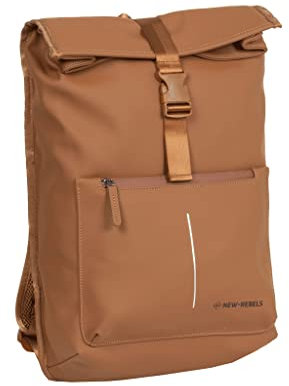 New Rebels William – 13l Rucksack Rolltop Wasserabweisendes Rucksack – Luxuriöses Und Modernes Design Komfort Und Stil Der William-Tasche Hochwertiges Polyurethan-Material – Wetterfabweisendes Design