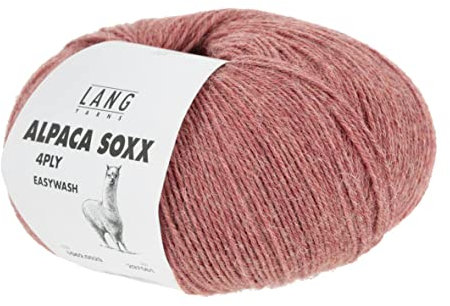 Lang Yarns - Alpaca Soxx 4-fach/4-PLY 0029 koralle melange 100 g