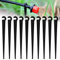 Pinsheng 100 Piezas Riego por Goteo Apoyo Estacas, Estacas Soporte Riego Por Goteo Plástico, Soporte para Tuberías para Manguera de Riego de 4/7 mm para Sistema de Goteo Jardin