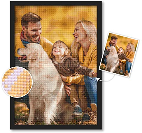 DPDP Diamond Painting Eigenes Bilder Foto Personalisiert - Custom Benutzerdefinierte 5D Diamant Painting Full Bilder Malerei Set Home Decor, 30*30CM