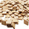 XYSMZM Lot de 200 carreaux vierges en bois pour le Scrabble pour loisirs créatifs, décoration