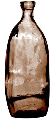 NATURAL LIVING VASE LEA 3L Bernstein AUS RECYCELTEM Glas Durchmesser 13CM X H35CM