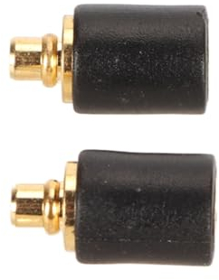 2 Stück MMCX-Kabeladapter-Ersatz, MMCX-Kabel Verbunden mit MMCX-Kopfhörerbuchse für IE300 IE600 IE900 N30 N40 N5005 (Schwarz)
