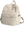 Kleine Damen Rucksack-Geldbörse - Mini Ästhetische Geldbörse in Cremefarben (Off White)