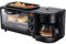 Multifunction Breakfast Machine - 3 in 1 Breakfast Maker Station with Mini Toaster Electric Oven, Frying Pan, and Egg Sandwich Maker – Start Your Mornings in Style!