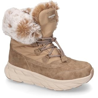 Dockers by Gerli Damen Combat Boots, Frauen Stiefeletten,wasserabweisend,warm gefüttert