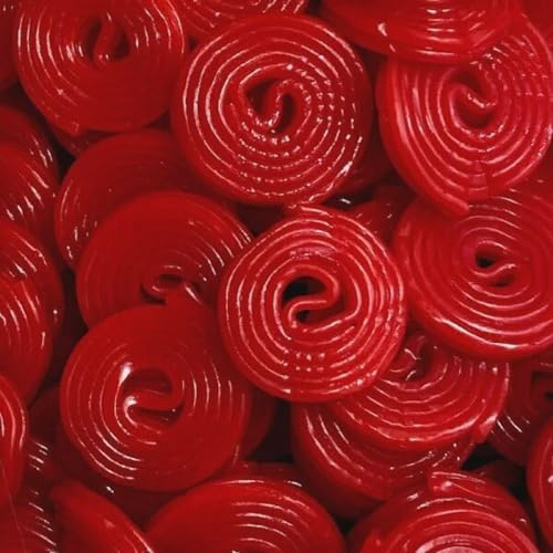 Strawberry Wheels │ 1 Kilo Bulk Bag │ 1KG │ Assorted Sweet Pick and Mix for Parties, Gifts, and Sharing by Candy Hive