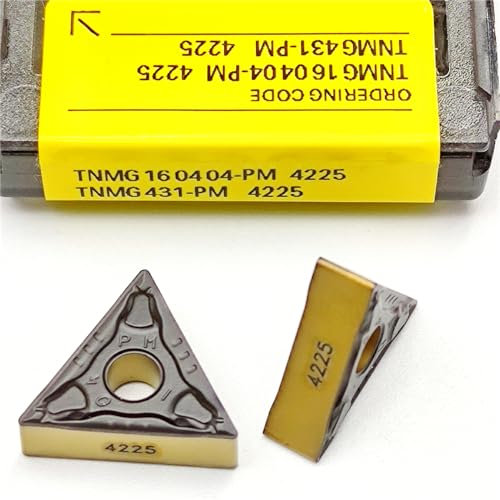 Edelstahl-Fräser NEU im Karton CNC TNMG160404 TNMG160408-PM 4225 Drehwerkzeug Drehmaschine TNMG 160404 Außendrehwerkzeug(TNMG160404-PM 4225)