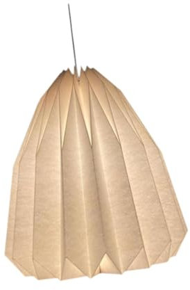Colcolo Papier Origami Lampenschirm Deckenlampenschirm Beleuchtungskörper Origami Papier Lampenschirm Pendellampe Schirm für Wohnzimmer, b