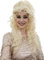 PORSMEER Lange Blonde Locken perücke Für Frauen Mädchen Kostüm Realistische Dolly Perücke & Anime Cosplay Halloween Party California Fancy Dress Perücke