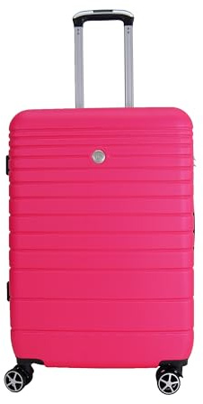 VIDA since 1995 Valise Rigide VR611B roulettes Double Rapport Qualité/Prix (Framboise (Pink), M-SOUTE-68L-3.1Kg-47x27x67cm)