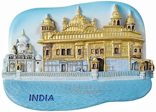 Golden Temple Amritsar India Fridge Magnet Travel Souvenir Refrigerator Decoration Magnet Hand Painted Craft