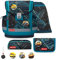 Belmil Classy Plus Schulranzen Set 5-teilig mit Brustgurt (405-78/AG/S) (Racing Car Blue)