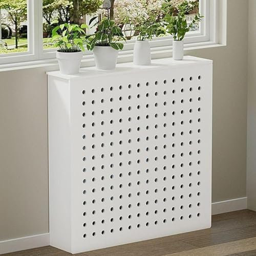 APMOE Heizkörperverkleidung Holz für Alte Heizkörper, Heizungsverkleidung Weiß, Modernes Design Heizungsabdeckung Heizkörperabdeckung für Wohnzimmer/Schlafzimmer/Küche(70x20x70 cm)
