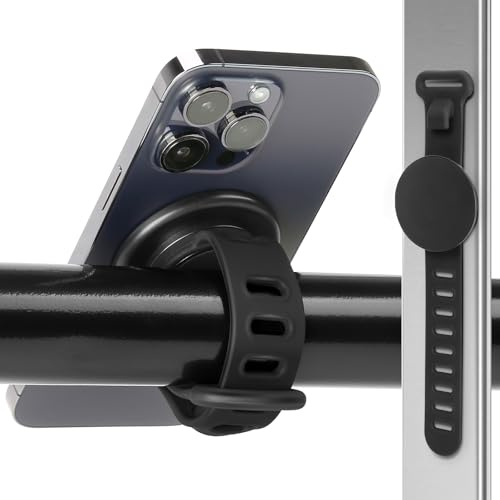 Stroller Phone Holder for Magsafe iPhone 17 16 15 14 13 12 Steering Wheel Phone Mount for Bike, Peloton, GYM, Treadmill, Wrist, Shopping Carts, Bar Magnetic Mount Adapter Accessories for All Phones