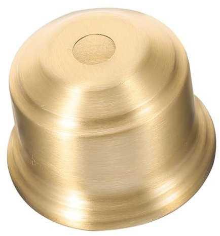 FIXOSHEE Coupelle De Lampe En Laiton E27 Semi-fermée Solide Embout De Lampe En Métal Support Pour Abat-jour Et Lampadaires Accessoire Éclairage Unique