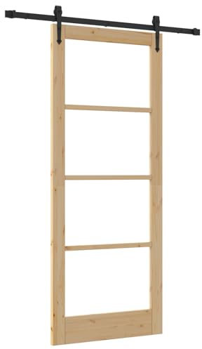 Porte coulissante vidaXL avec kit de quincaillerie ORKDAL 86x211 cm