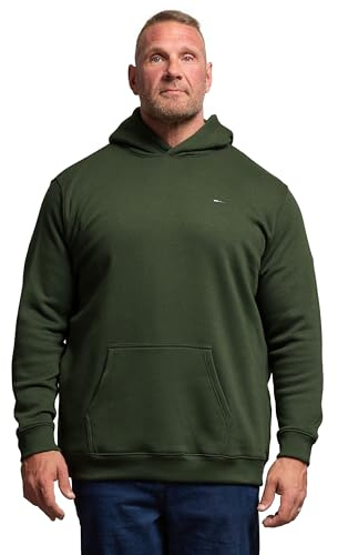 BadRhino Big & Tall Hoodie - Men's - Plus Size Curve Dark Green