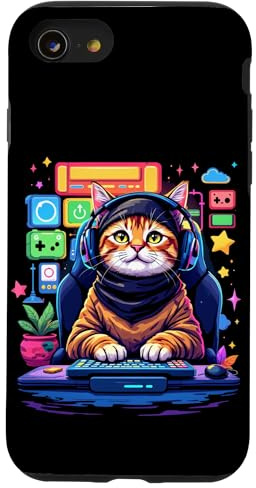 Cat Gamer Case for iPhone SE (2020) / 7/8