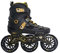 epic Skates 125 mm Engage 3-Rad Inline Speed Skates, Herren, schwarz/goldfarben