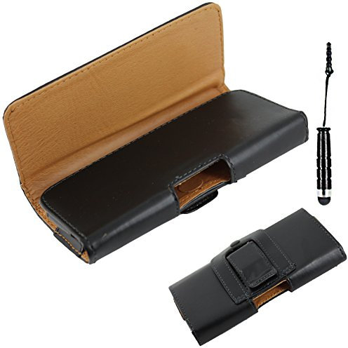 ebestStar - for iPhone 6 Plus Belt Clip Case iPhone 6S Plus, Wallet Magnetic Flip Cover Protection, PU Leather + Mini Stift, Black