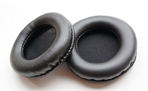 V-MOTA Earpads Leather Compatible with Logitech H600 H609 Wireless Headset,Replacement Ear Cushions Repair Parts (Leather Earpads 1 Pair)