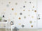 timalo® 73078-120 Wandsticker Kinderzimmer Kreise Pastellkreise Set 2, 120 Stück
