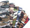 Egurs Camouflage Muster Patchwork Stoffe aus Baumwolle7Stück/set Quadrat Tarnung Baumwollstoff 25 x 25cm