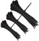 Various Size Black Cable Ties Small Medium Large Strong Heavy Duty Multipurpose Nylon Zip Ties (50, 80mm x 2.5mm)