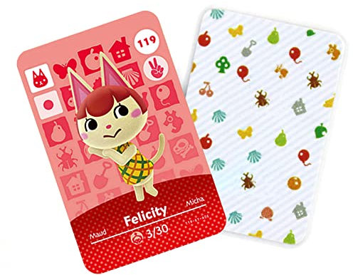 Generic Felicity Cards: NFC Animal Crossing Game Card, Waterproof, Reusable, Compatible with Nintendo Switch & Switch Lite