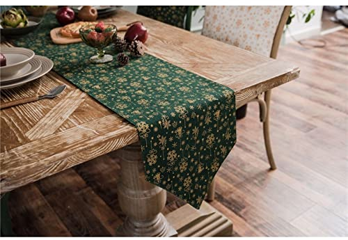 Tischläufer Weihnachten Rote Windspiele Tischflagge Licht Luxus Couchtisch Tisch TV Schrank Dekoration Tischflagge Party Hochzeitsdekoration Tischband (Color : 3, Size : 200x33cm)