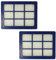 vhbw set da 2x filtro compatibile con Nilfisk GD10 Hepa, GD5 Hepa, GD5 Hepa Basic aspirapolvere - Filtro HEPA anallergico