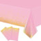 Einweg Tischdecke Rosa,3 Stück Wasserfeste Tischdecke,274x137cm Rechteckig Tischtuch Geeignet Papiertischdecke Plastiktischdecke Einwegtischdecken für Hochzeit,Party,Kindergeburtstag,Weihnachten
