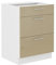 Kuechen-preisbombe Unterschrank 60 Lara Cappuccino Hochglanz Küchenzeile Küchenblock Soft-Close